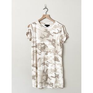 Sanctuary So Twisted Camo Print T-Shirt Dress